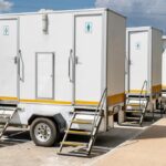 Johannesburg,,South,Africa,,9th,February,-,2022:,Portable,Toilets,For